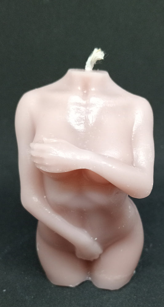 Shy girl candle