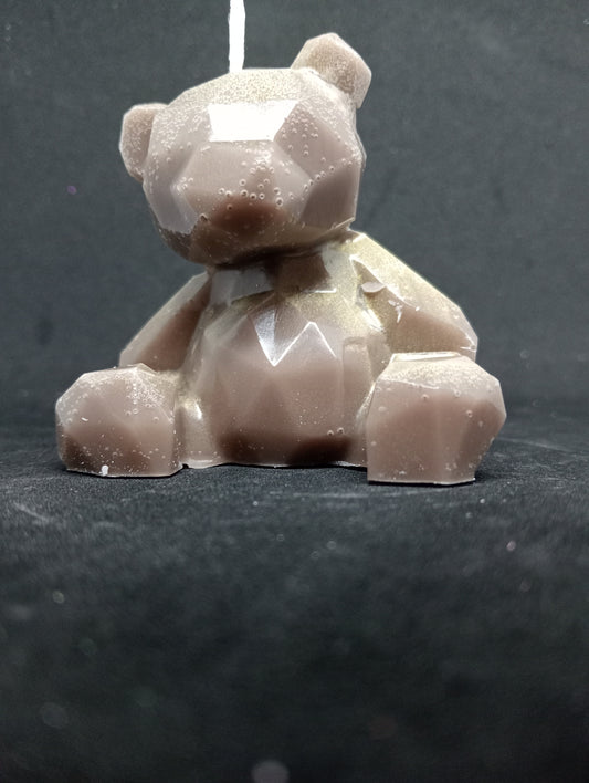 Geo Teddy Candle