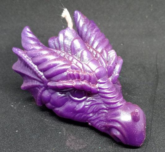 Dragon head candle
