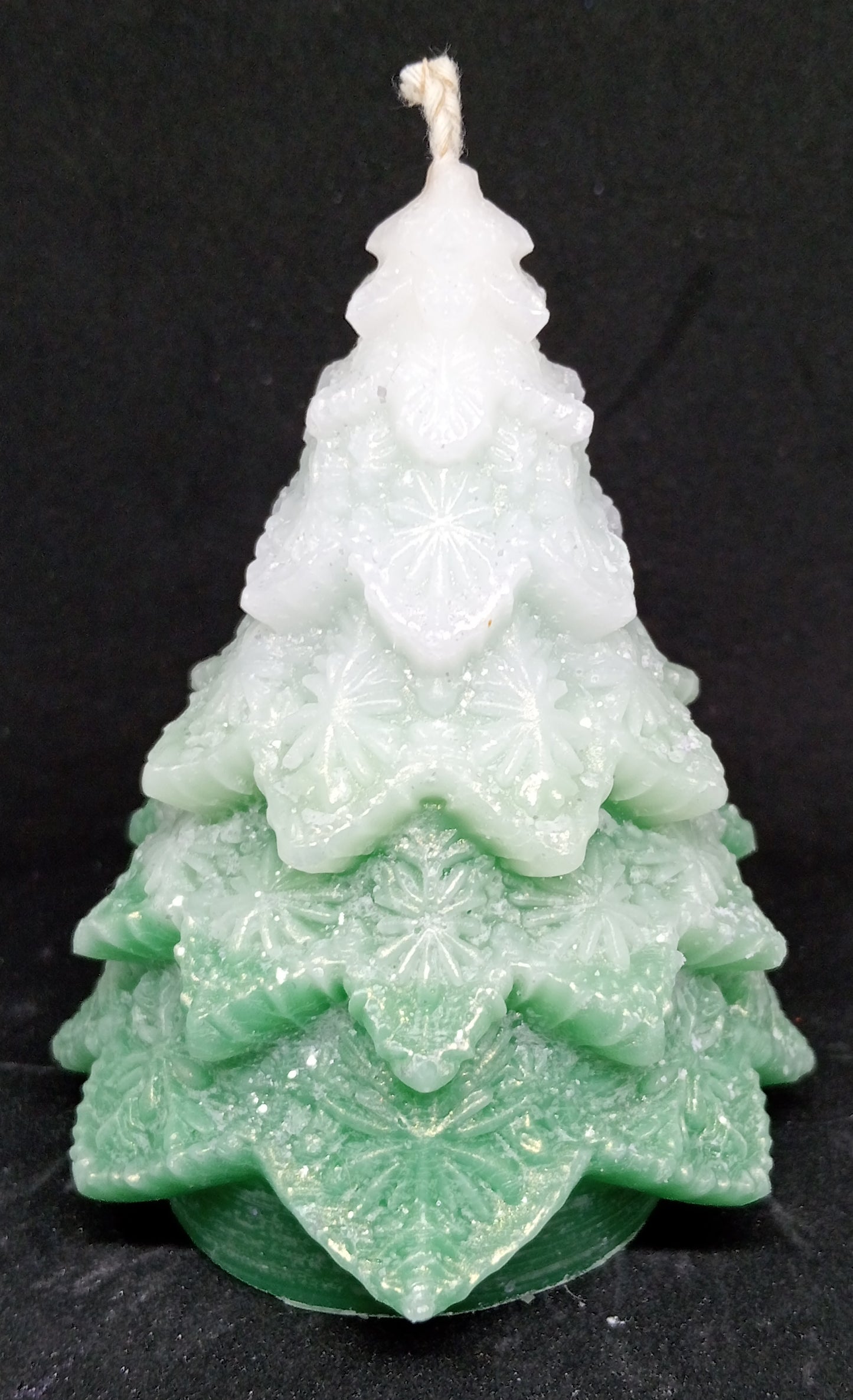Christmas tree candle (frosty)