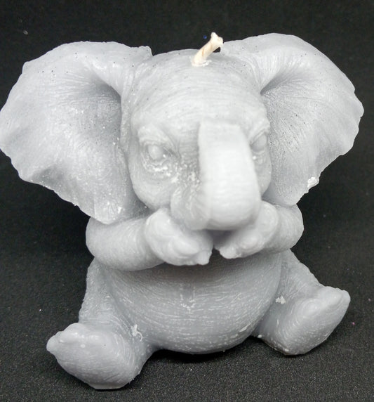 "Speak No Evil" Elephant Candle