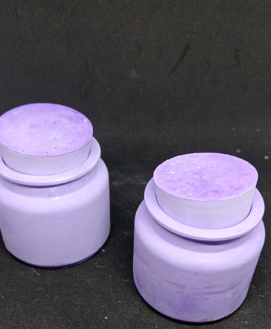 Small votive jar (with candle)