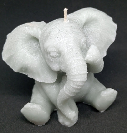 "See No Evil" Elephant Candle