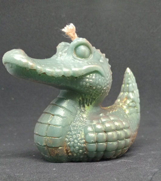 Croco-duck candle